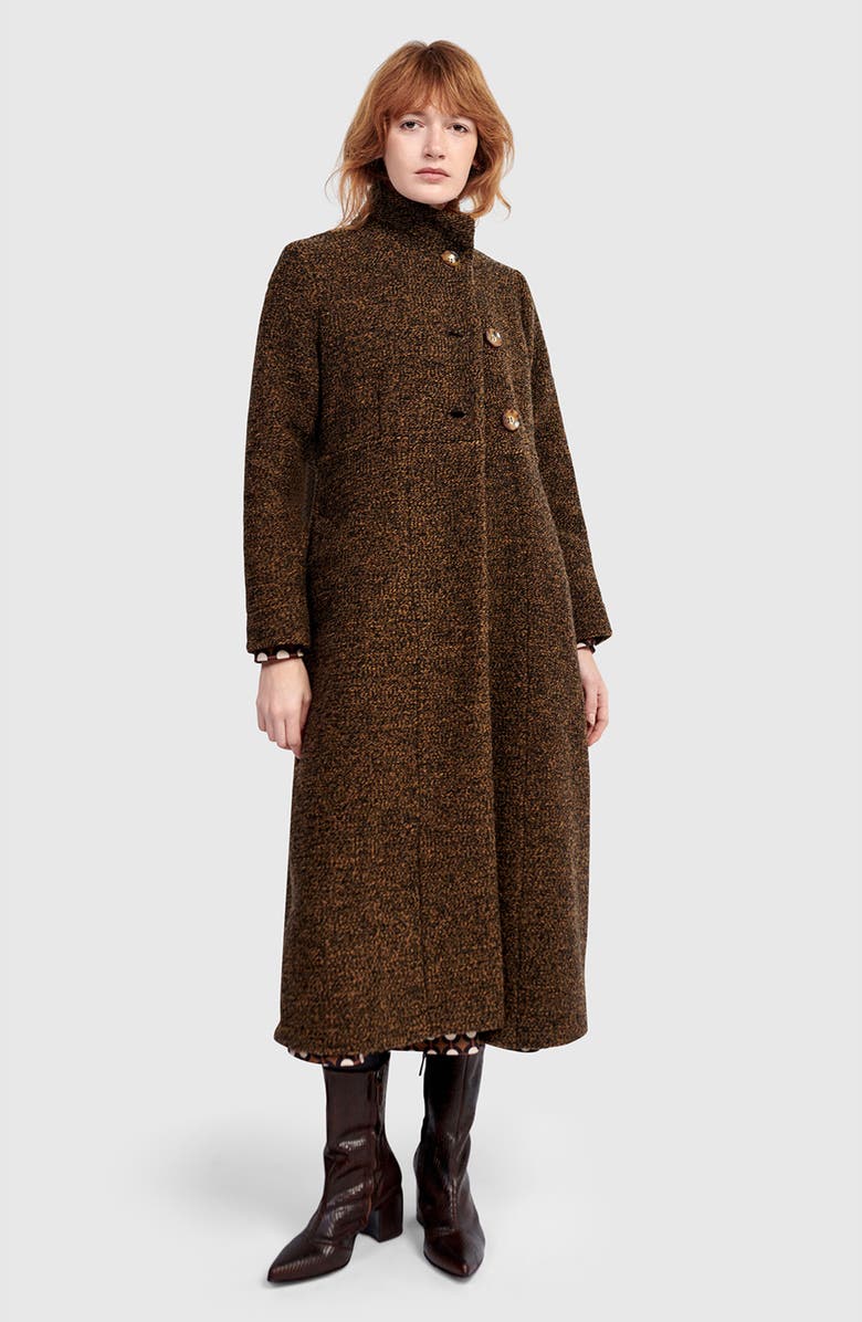 Alembika Tash Long Coat, Main, color, Honey
