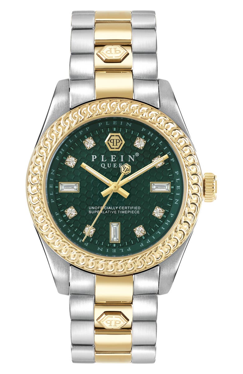 PHILIPP PLEIN Queen Bracelet Watch, 36mm, Main, color, Yellow Gold/ Steel