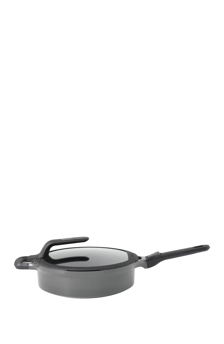BergHOFF Grey Gem 11" Stay-Cool Covered Saute Pan, Main, color, Grey