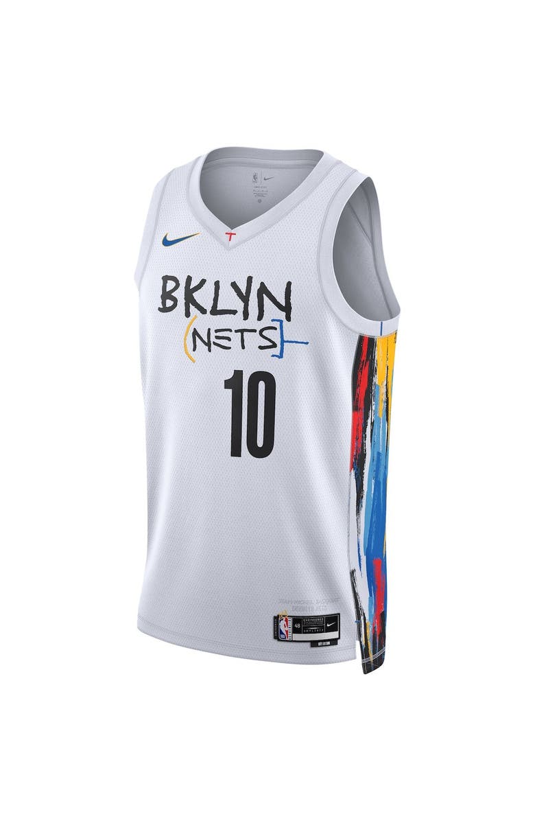 Nike Unisex Nike Ben Simmons White Brooklyn Nets 2022/23 Swingman Jersey - City Edition, Alternate, color, 