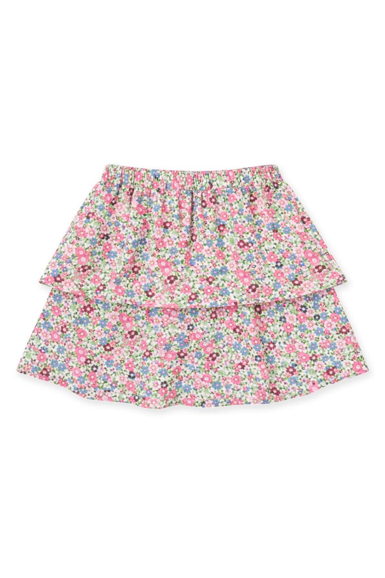 Floral Knit Skirt, Main, color, Ivory, Pink & Multi Floral