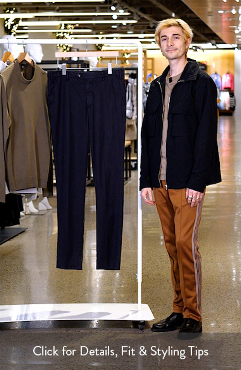 Regular Fit Flat Front Comfort Twill Pants, sales video thumbnail