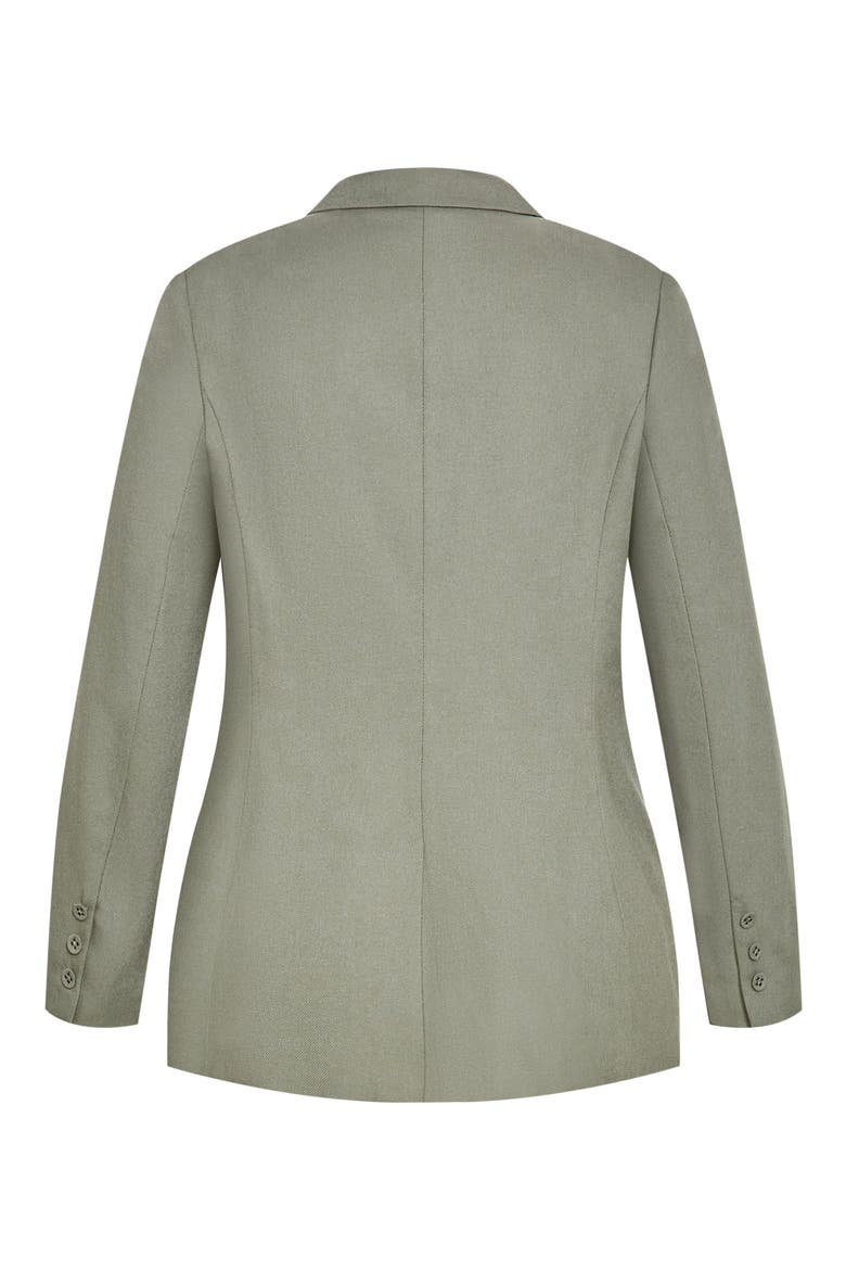 Clea One-Button Blazer, Alternate, color, SOFT SAGE