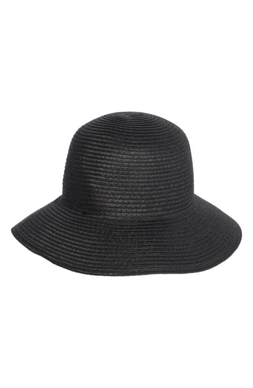 Steve Madden Embroidered Straw Bucket Hat
