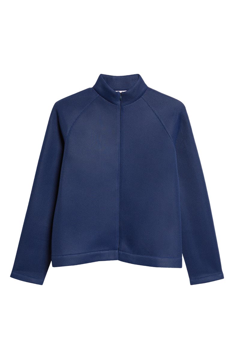 COMING OF AGE Lightweight Mesh Bomber Jacket, Main, color, Navy Mesh