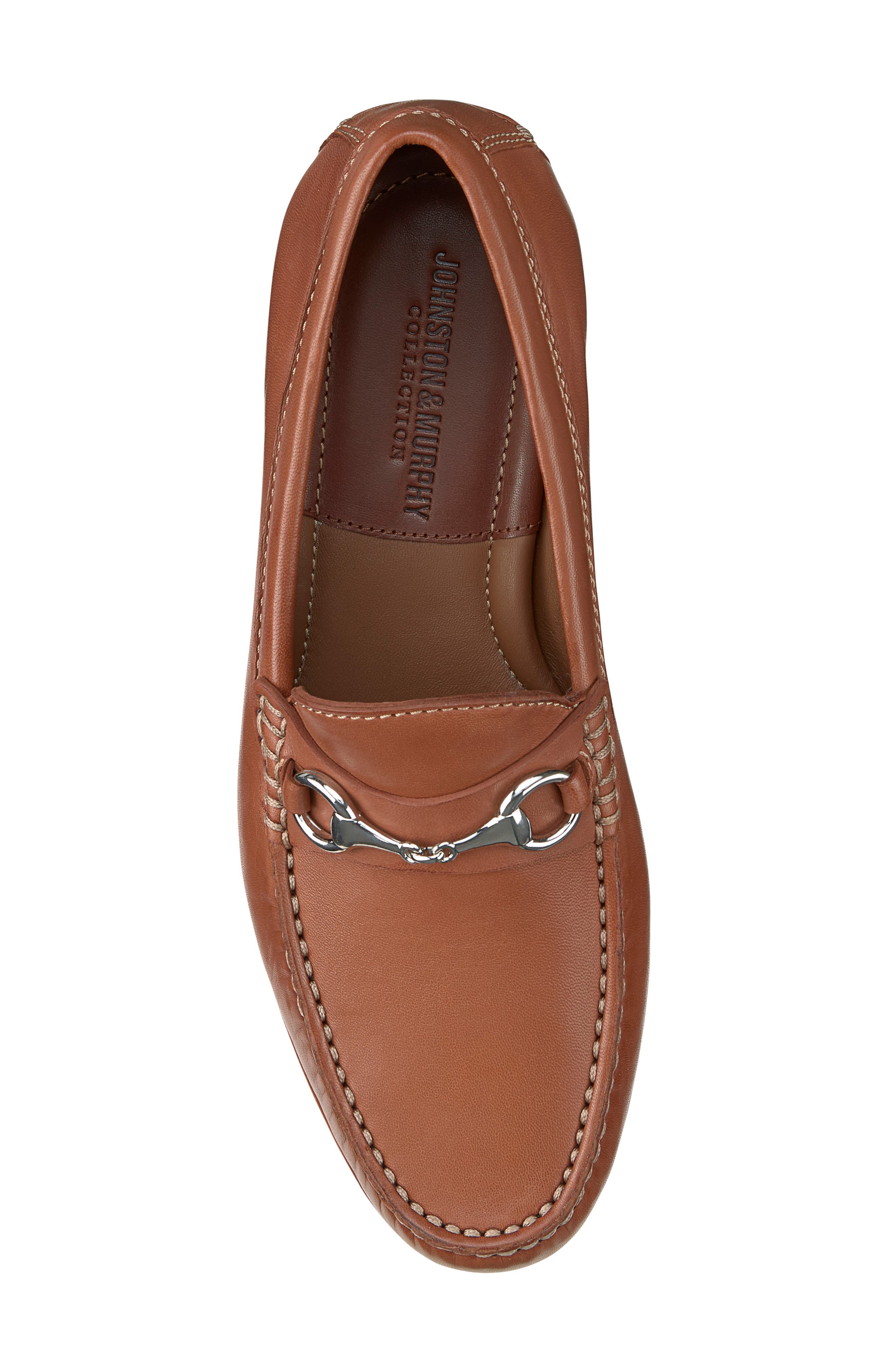 Baldwin Bit Loafer, Alternate, color, COGNAC SHEEPSKIN