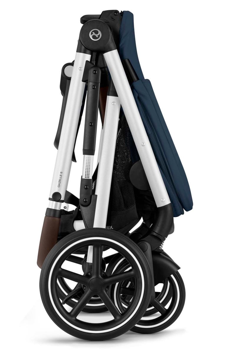 CYBEX Gazelle S 2 Stroller, Aton G Lux Infant Car Seat & Gazelle S 2 Cot Travel System, Alternate, color, Ocean Blue