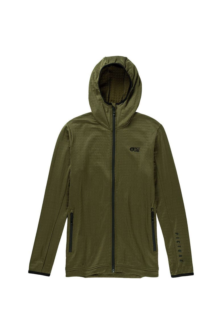 Bake Grid Full-Zip Hooded Fleece - Men's, Main, color, Tobacco