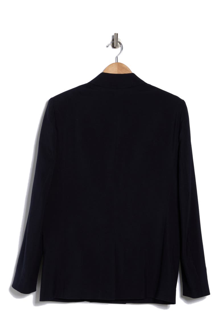 Double Breasted Wool Blazer, Alternate, color, DARK NAVY