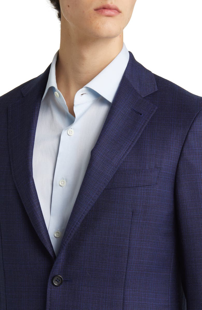 Canali Kei Trim Fit Super 130s Wool Sport Coat, Alternate, color, 