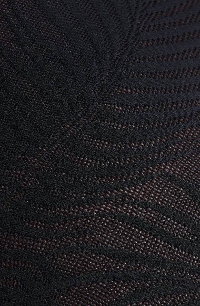 MeUndies Allover Lace High Waist Briefs, Alternate, color, Black Feather