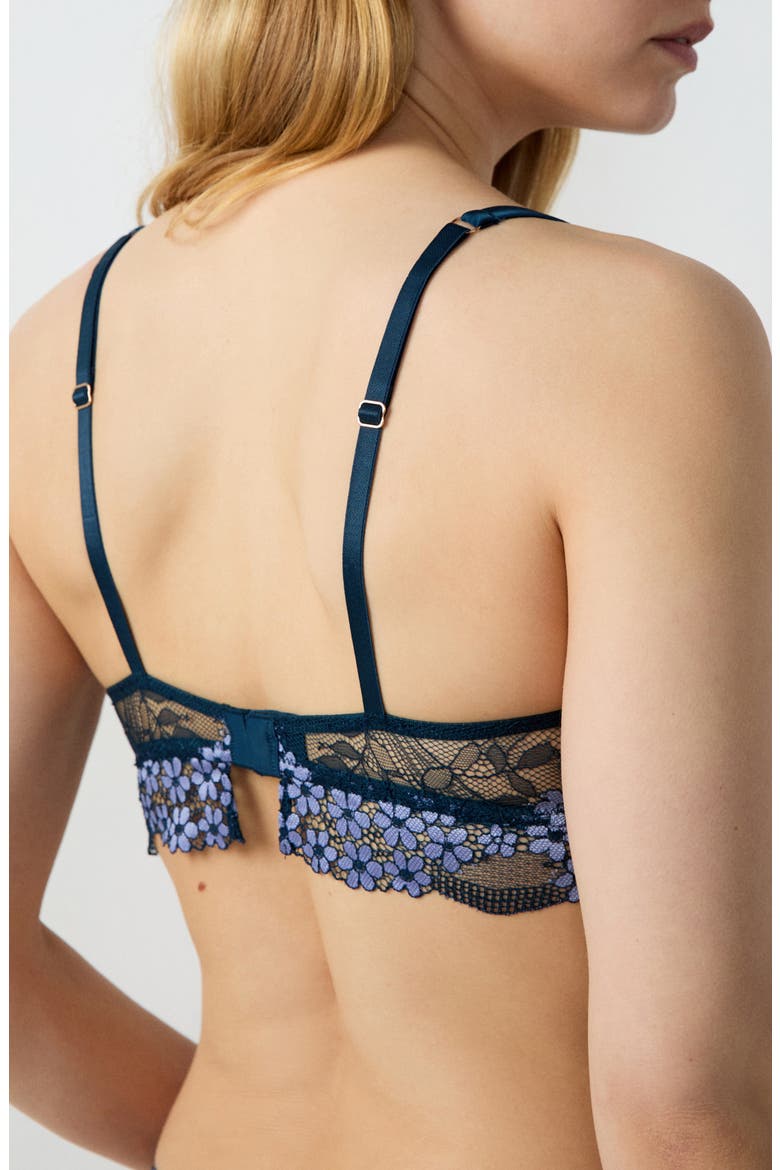 Somptueuse No. 9 Underwire Balconette Bra, Alternate, color, NIGHT BLUE