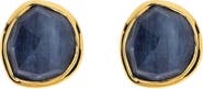 Monica Vinader Siren 18K Gold Vermeil Kyanite Stud Earrings