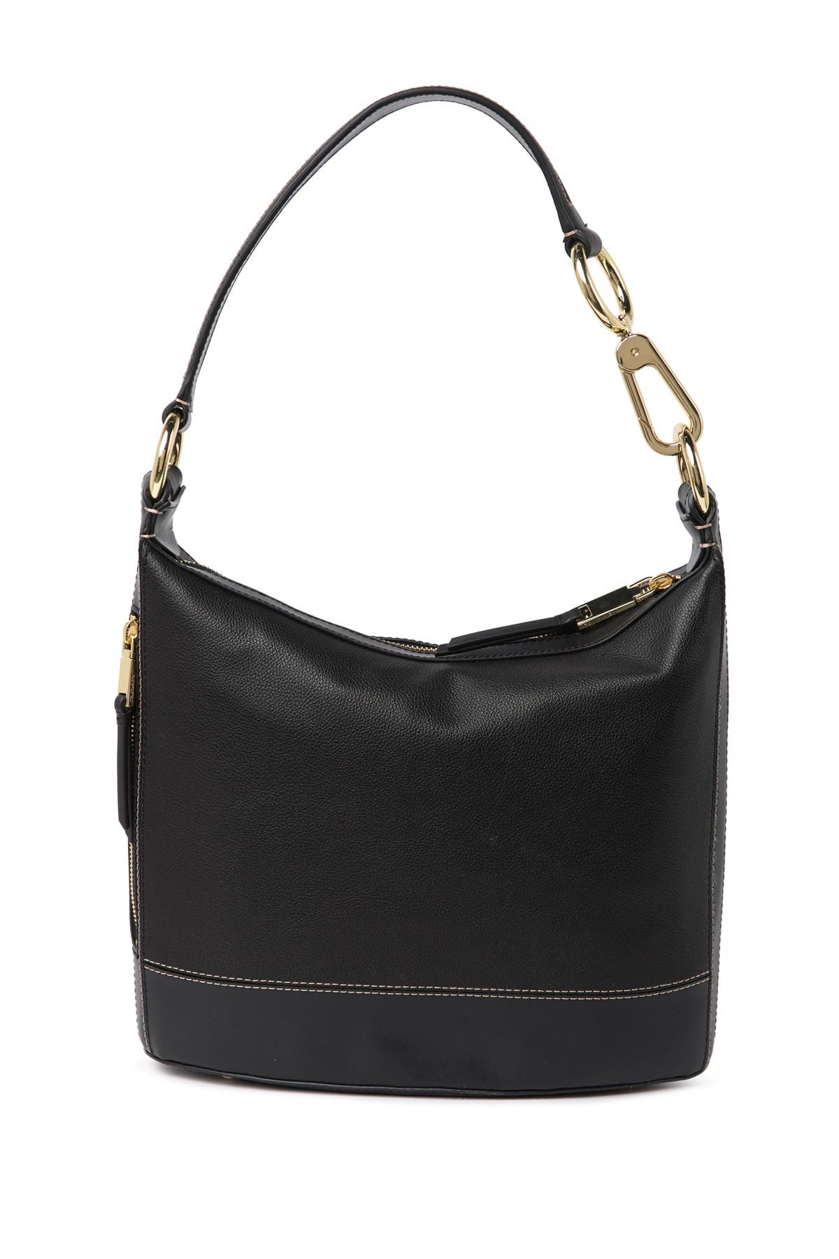 Calvin Klein Sophia Micro Pebble Leather Hobo Shoulder Bag, Alternate, color, 