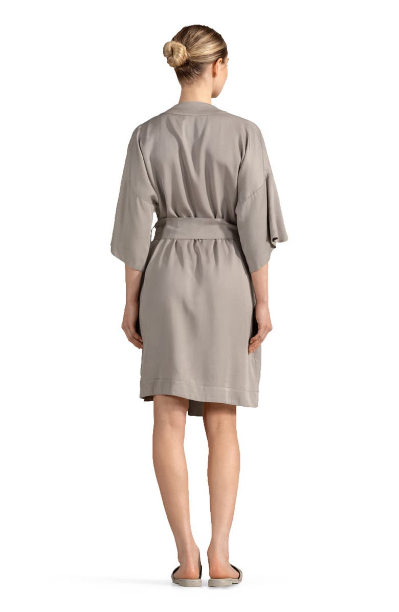 Togas Naomi Short Woman's bathrobe, Alternate, color, Brown