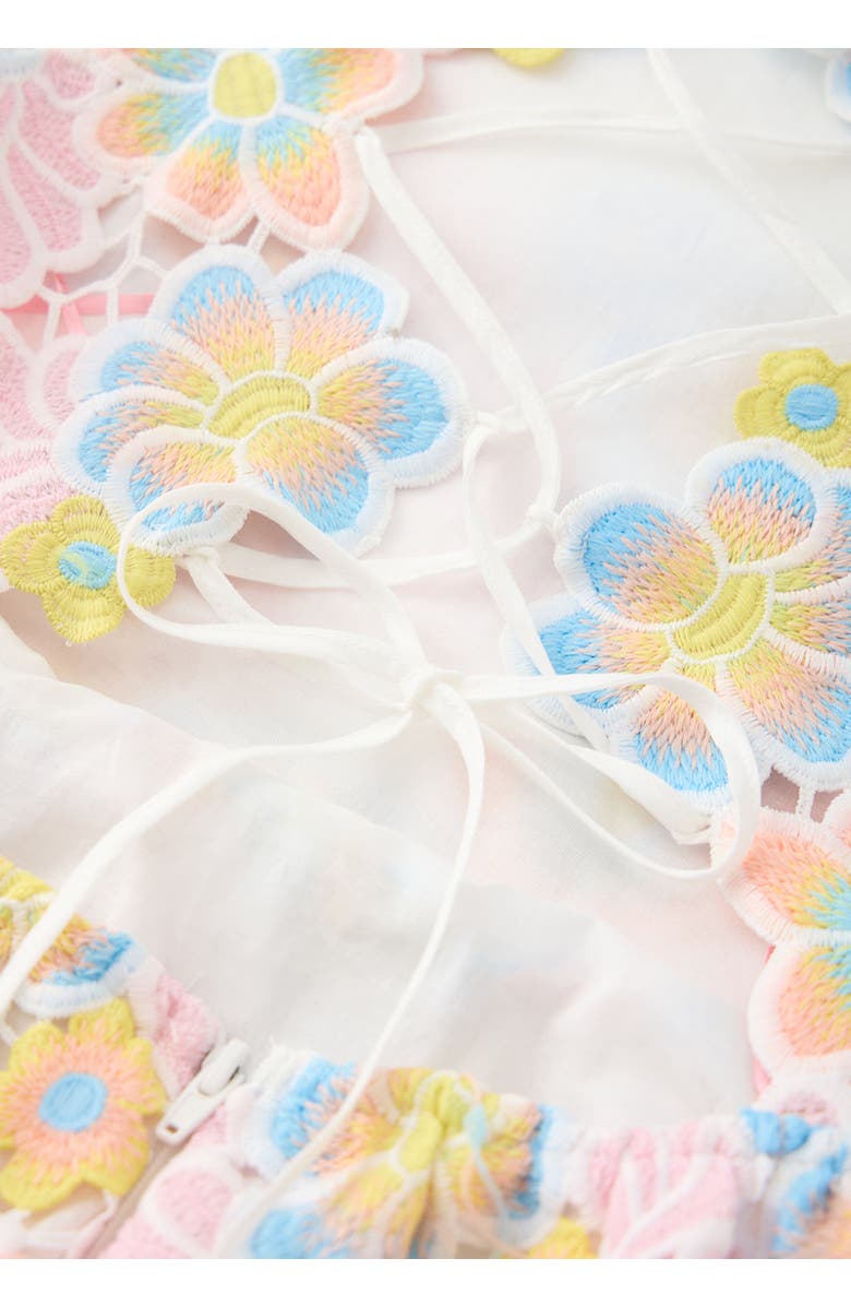 Marlo Kids Diana Embroidered Maxi Dress, Alternate, color, Multi