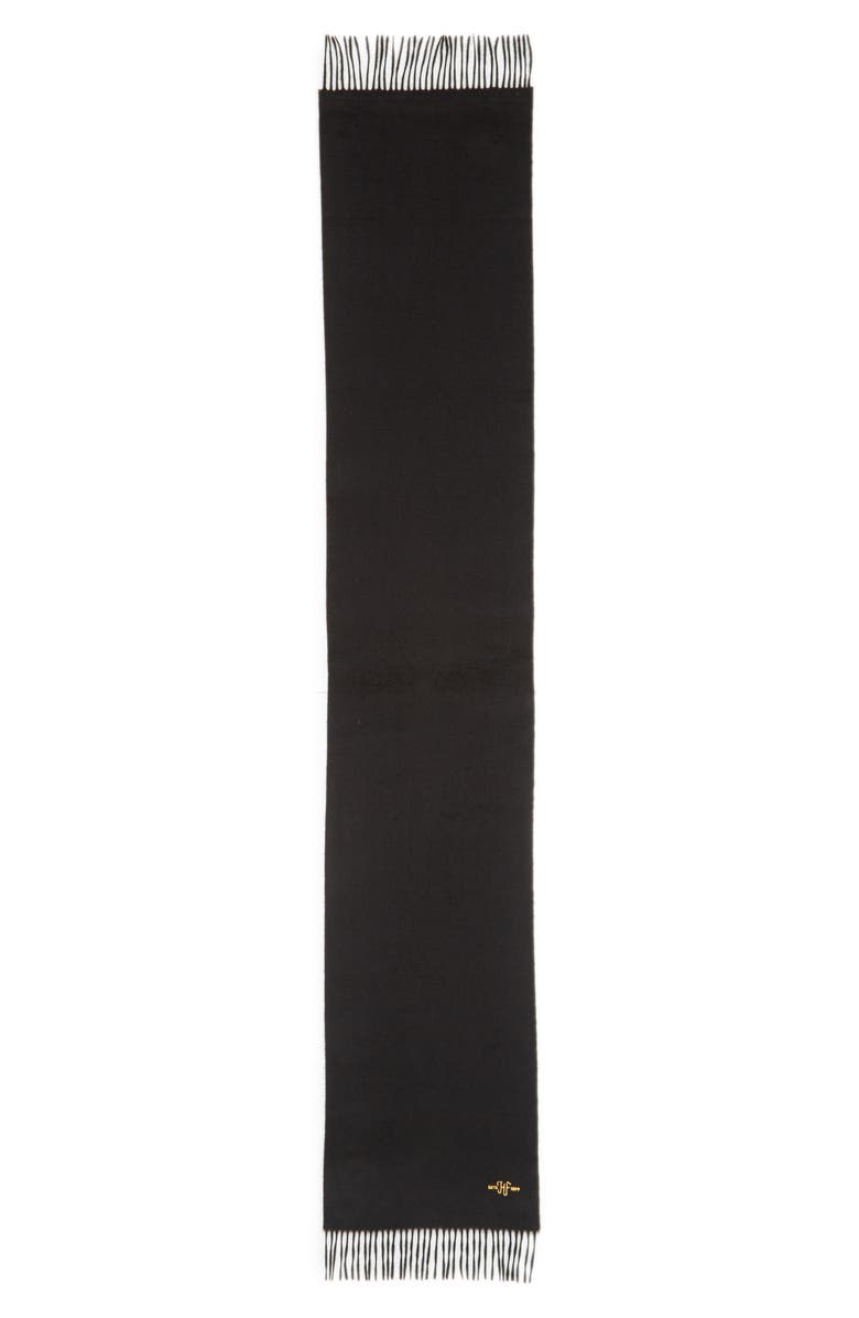 Hickey Freeman Cashmere Solid Scarf, Alternate, color,
