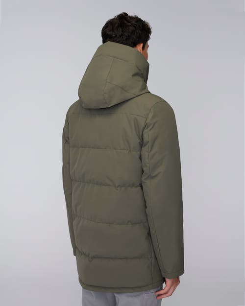 Quartz Co. Grant | Hooded Down Winter Jacket In Olive