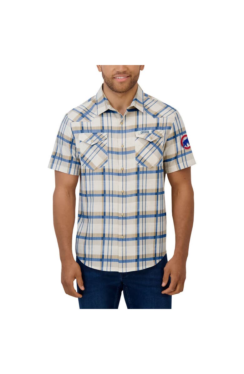 Darius Rucker Collection by Fanatics Men's Darius Rucker Collection by Fanatics Royal Chicago Cubs Plaid Full-Snap Shirt, Alternate, color, Royal
