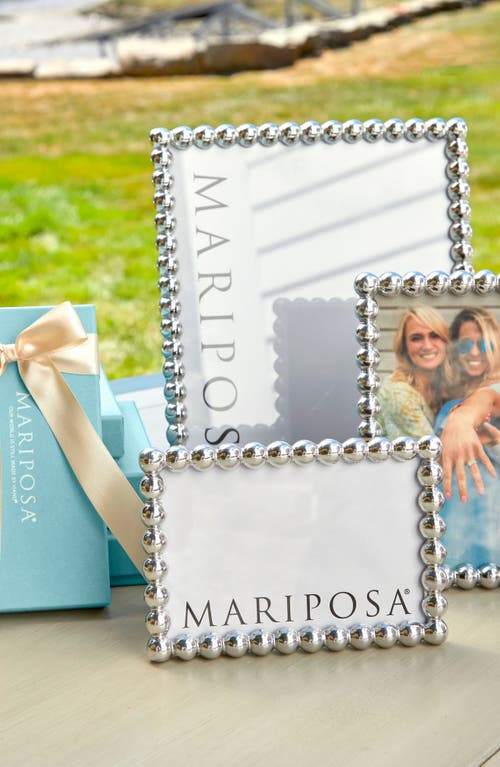 Shop Mariposa Baubles Picture Frame In Silver