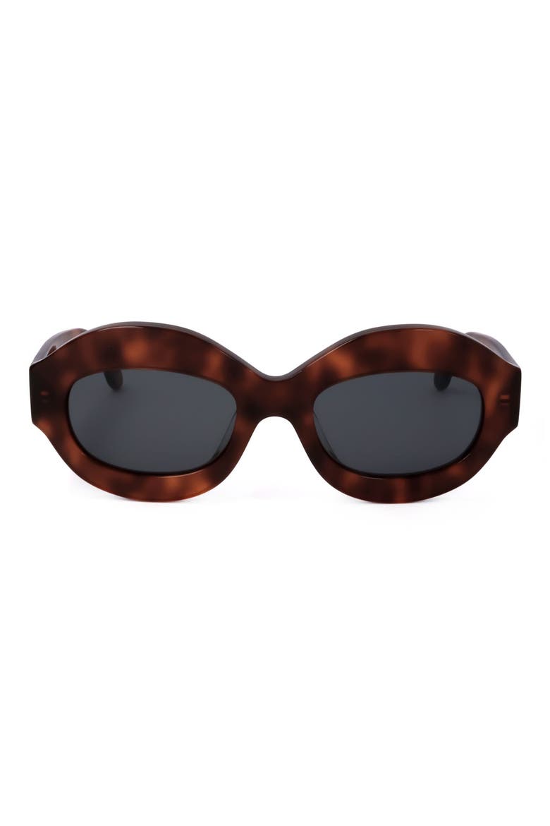 54mm Cat Eye Sunglasses, Main, color, TORT GREY