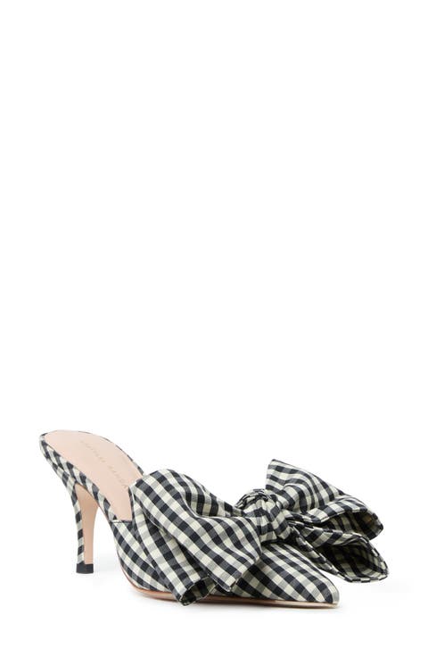 Margot Bow Silk Mule (Women)