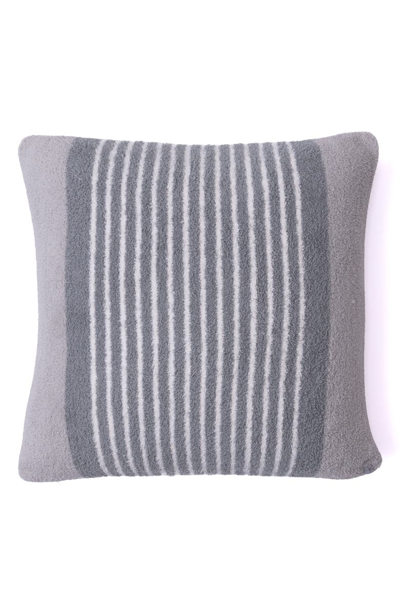 Barefoot Dreams<sup>®</sup> CozyChic<sup>®</sup> Center Stripe Accent Pillow, Alternate, color, Desert Ash Multi