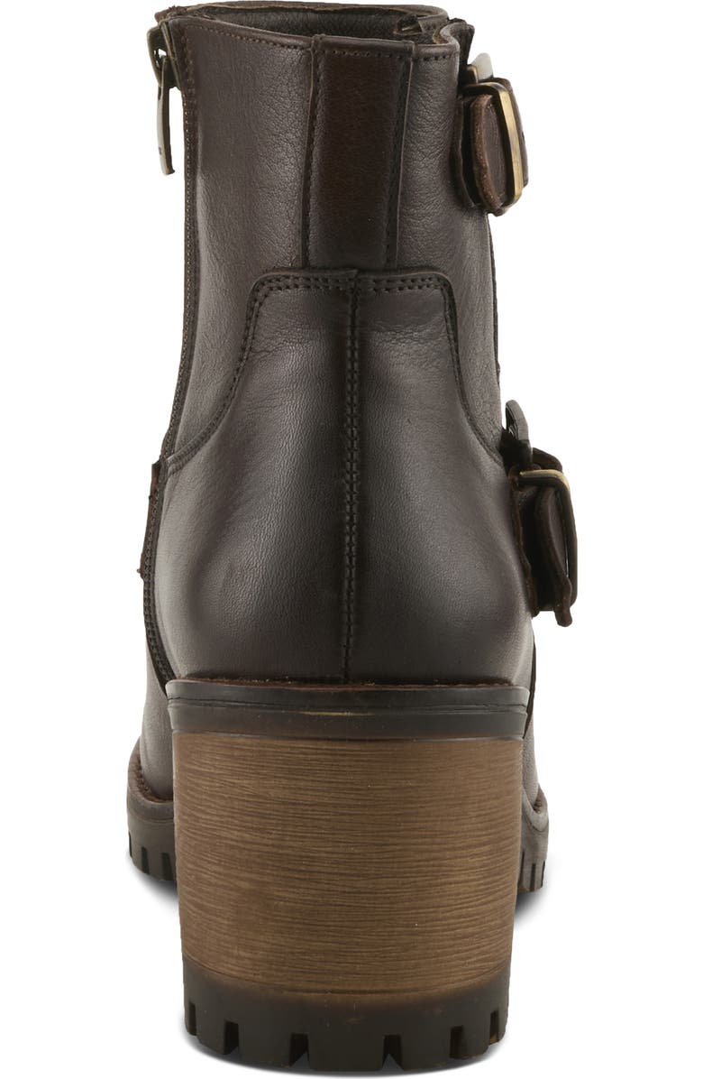 Spring Step Acco Block Heel Bootie, Alternate, color, Dark Brown