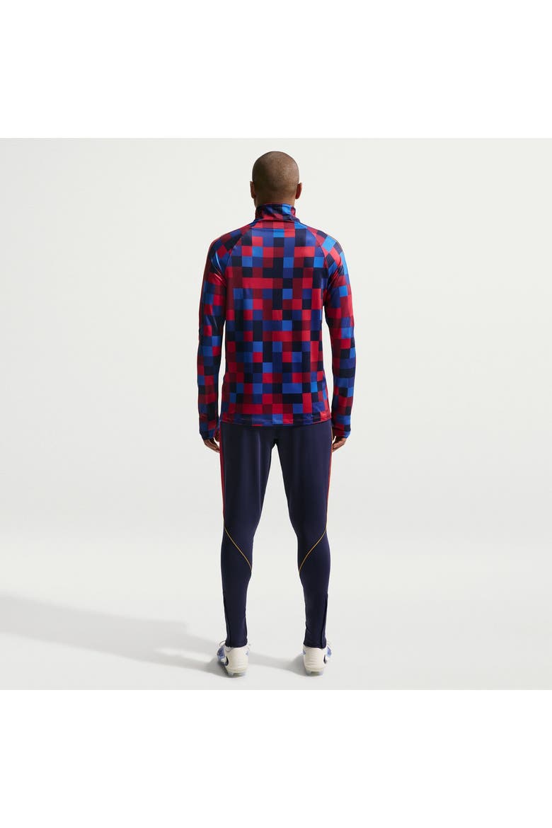 Men's Nike Red Barcelona 2026/27 Strike Drill Quarter-Zip Long Sleeve Top, Alternate, color, Red