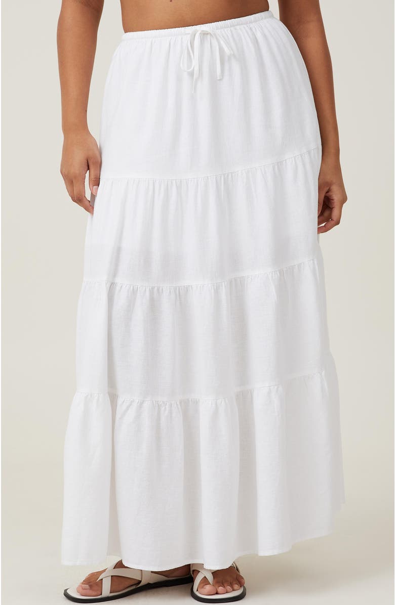 Cotton On Haven Tiered Maxi Skirt, Main, color,