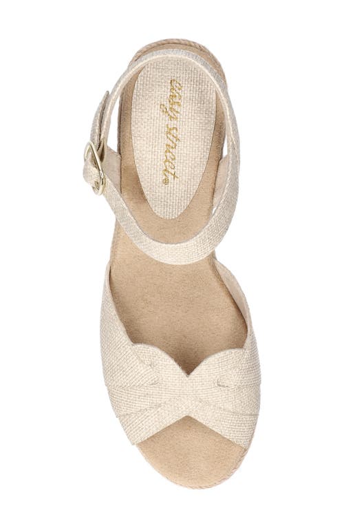 EASY STREET EASY STREET MIRAMAR ANKLE STRAP WEDGE SANDAL