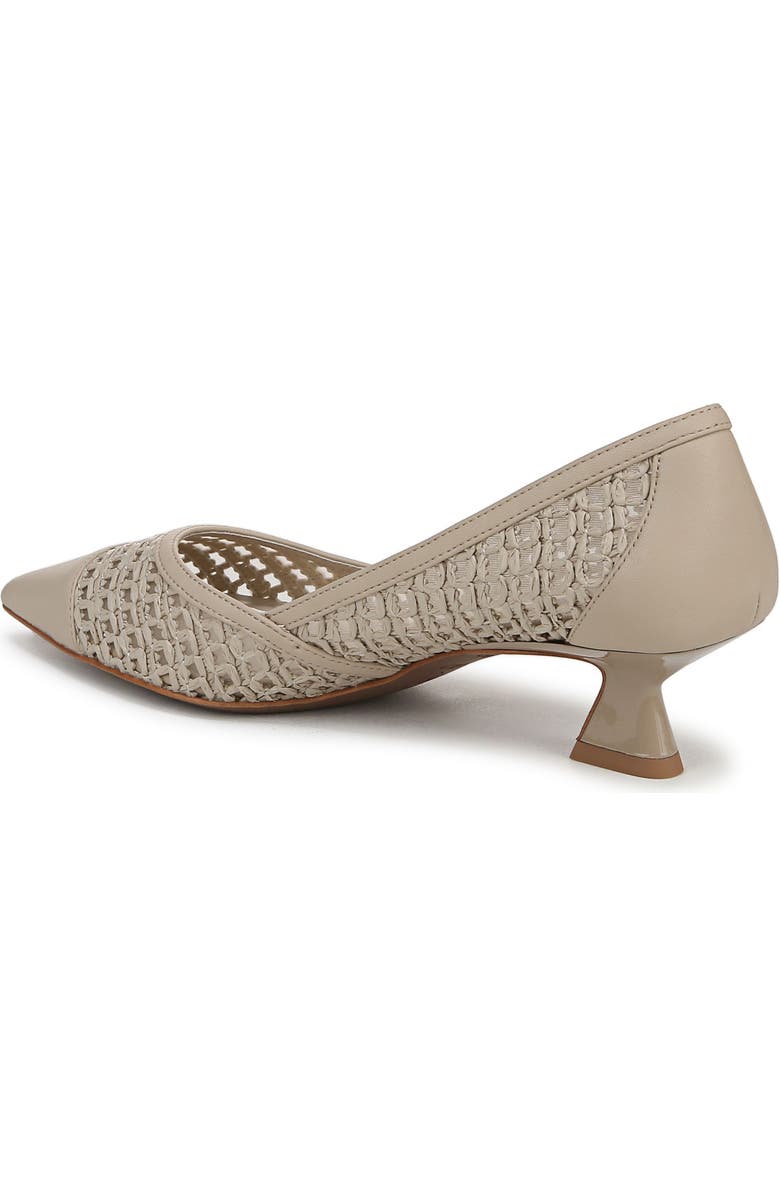 Franco Sarto Darcy Pointed Toe Kitten Heel Pump, Alternate, color, Beige
