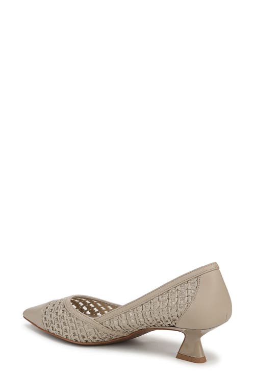 Franco Sarto Darcy Pointed Toe Kitten Heel Pump In Beige