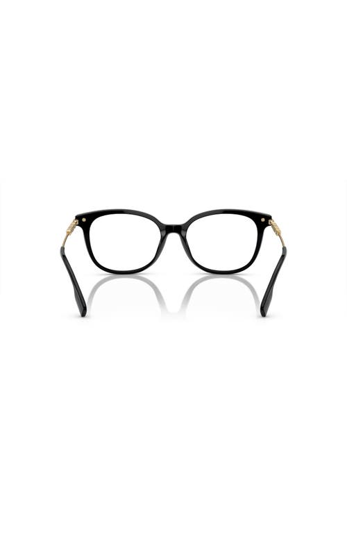 Burberry 53mm Square Optical Glasses In Black