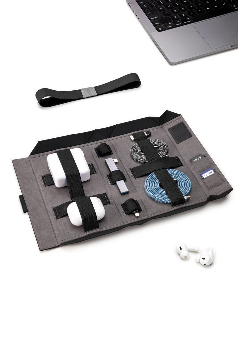 BentoPack - Tech Accessory Organizer, Alternate, color, Black