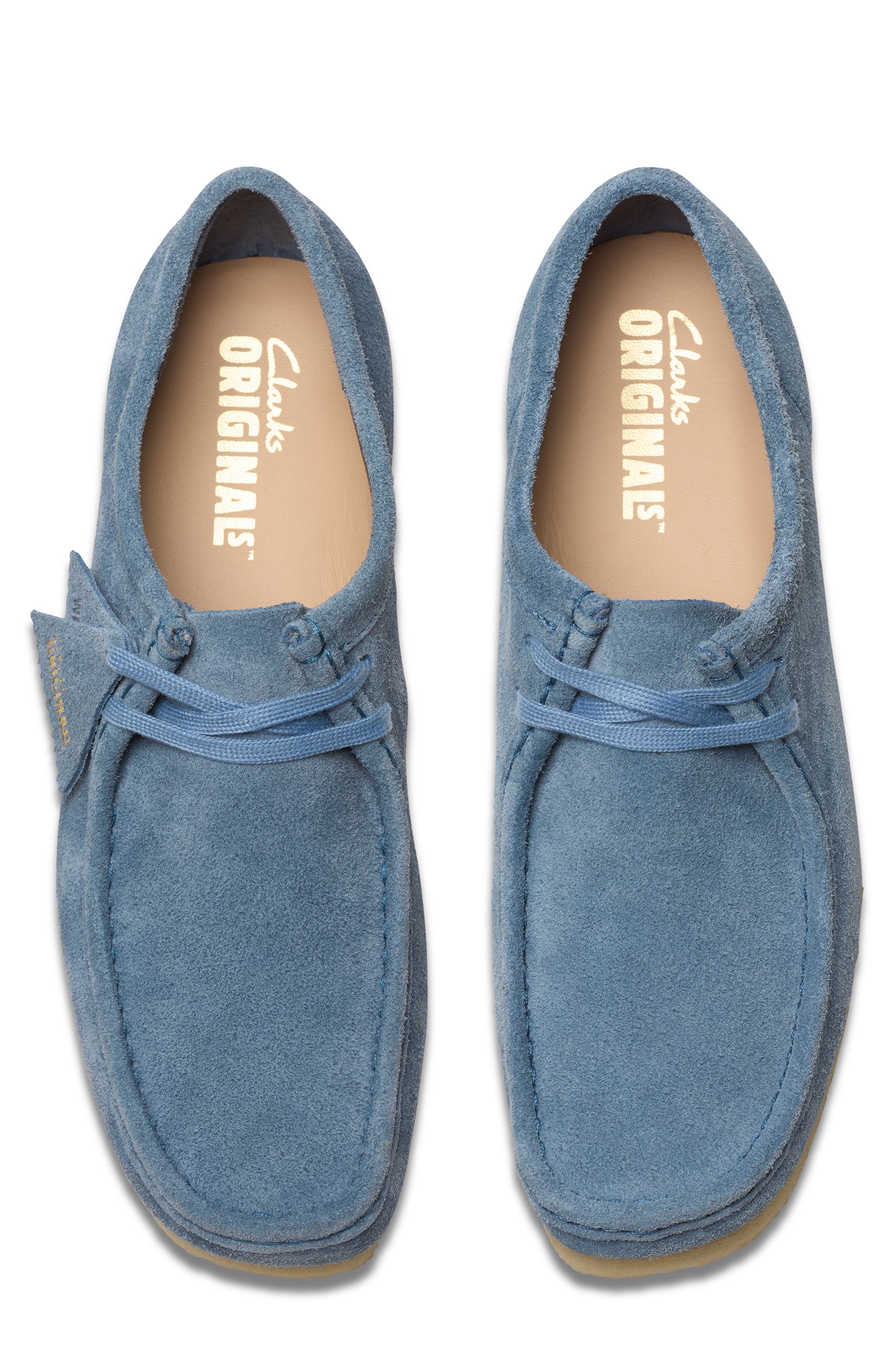 Clarks<sup>®</sup> Originals Wallabee Water Resistant Chukka Boot, Alternate, color, French Blue