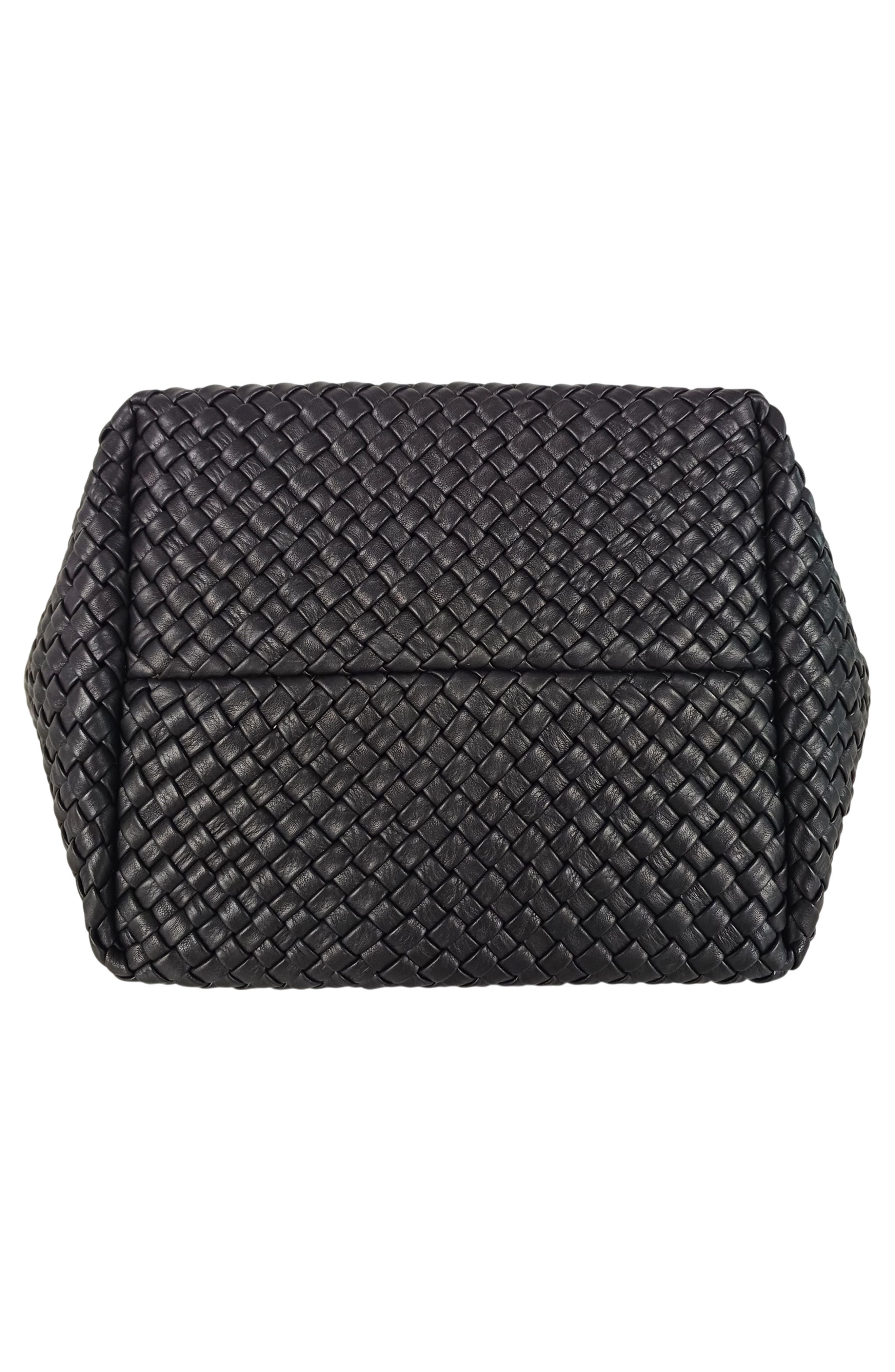 LODIS Hadley Woven Shoulder Bag, Alternate, color, Black
