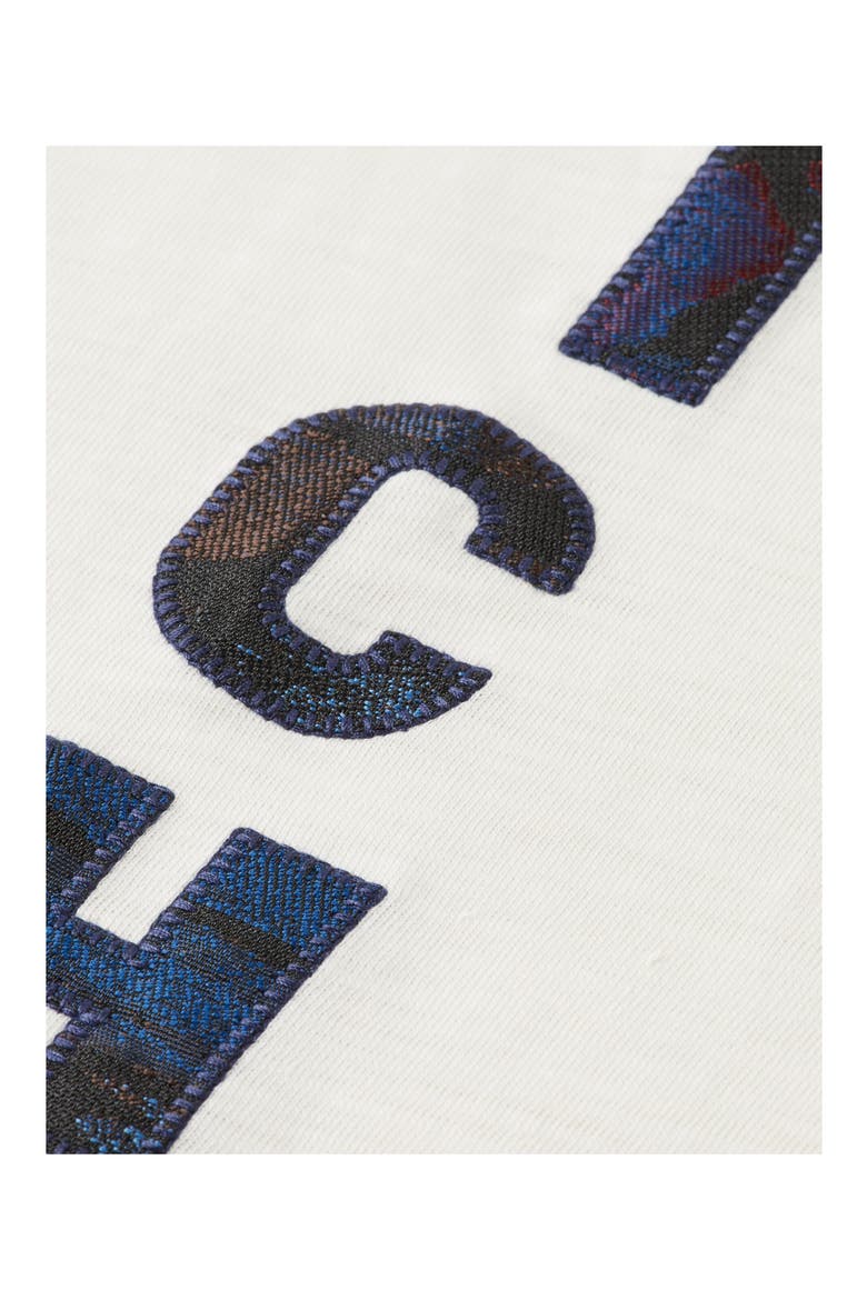 Loose Fit Logo Appliqué T-Shirt, Alternate, color, EGGNOG