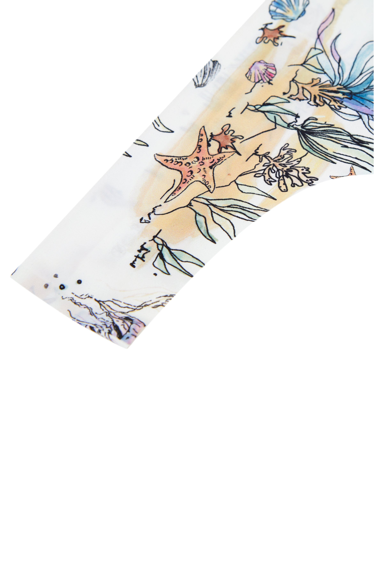 Soft Seamless Printed Thongs, Alternate, color, Sea Print