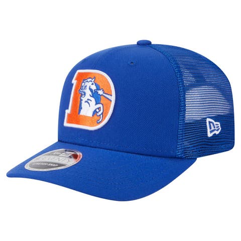 Men's New Era Royal Denver Broncos Main Trucker 9SEVENTY Stretch-Snap Hat