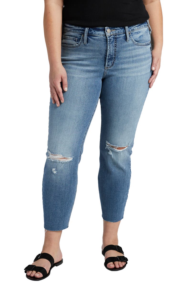Silver Jeans Co. Most Wanted High Waist Skinny Jeans, Main, color,