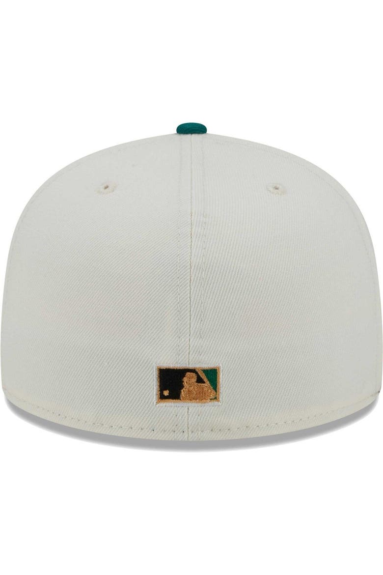 Men's New Era White New York Yankees Cooperstown Collection Camp 59FIFTY Fitted Hat, Alternate, color, White
