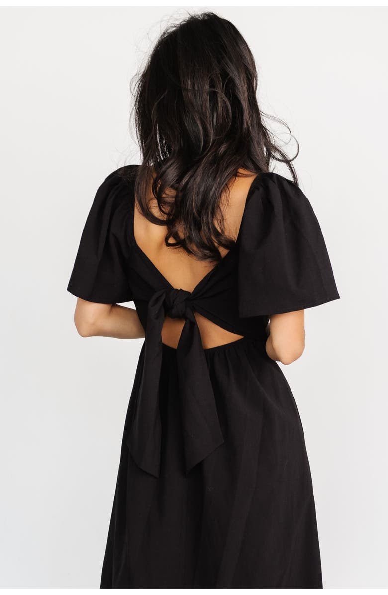 Baltic Børn Indie Back Tie Dress, Alternate, color, Black