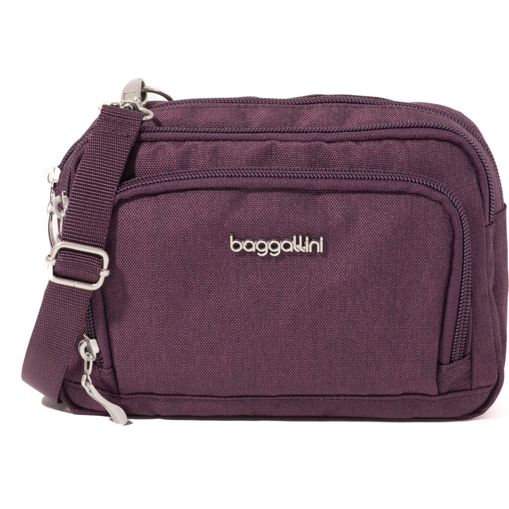 Baggallini Triple Zip Small Convertible Crossbody Bag