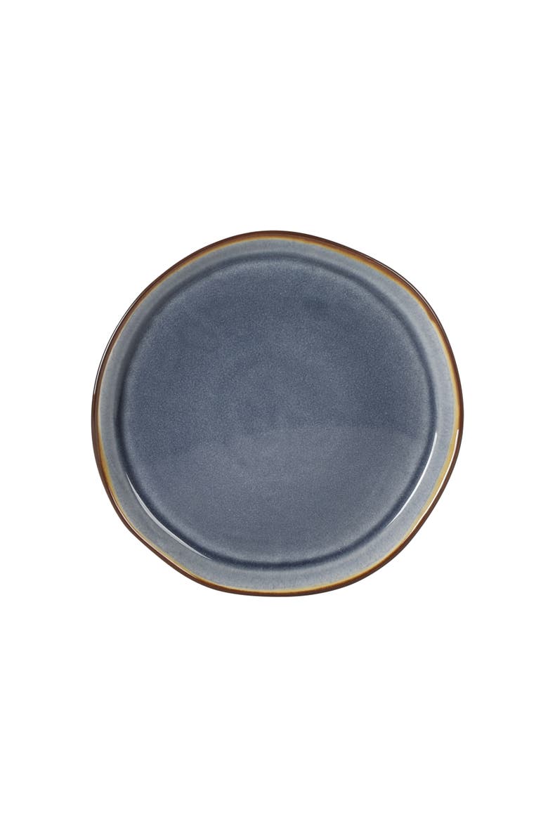 Algeria River 12-Piece Stoneware Plates and Bowls Dinnerware Sets, Alternate, color, Blue/White