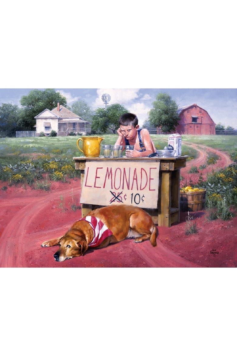 Liquidation Sale Lemonade Stand 500 piece Jigsaw Puzzle for Adults, Alternate, color, Multicolor
