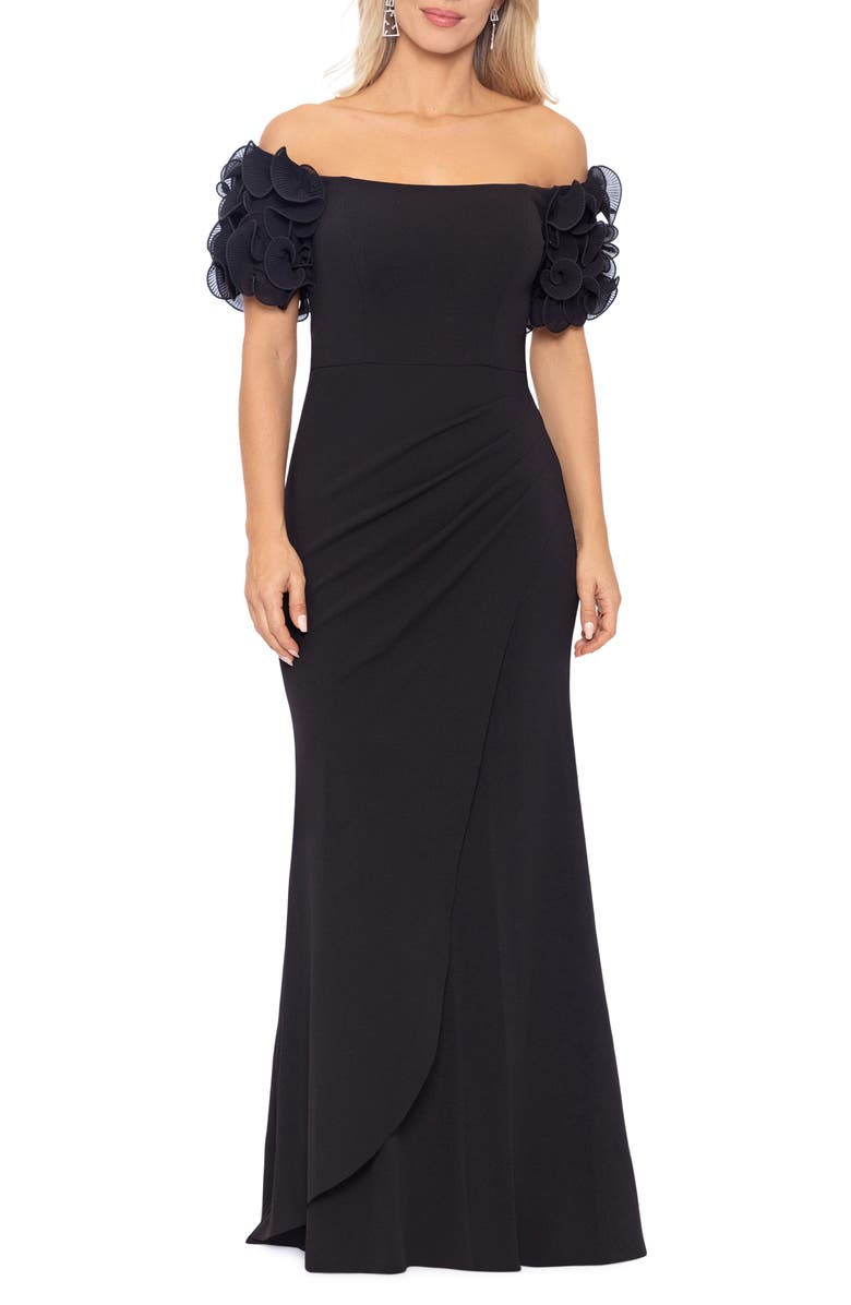 Xscape Evenings Xscape Strapless Sheath Gown, Main, color, 