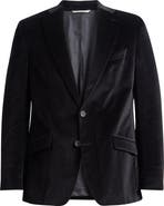 Emanuel Berg Black Textured Stretch Cotton Sport Coat