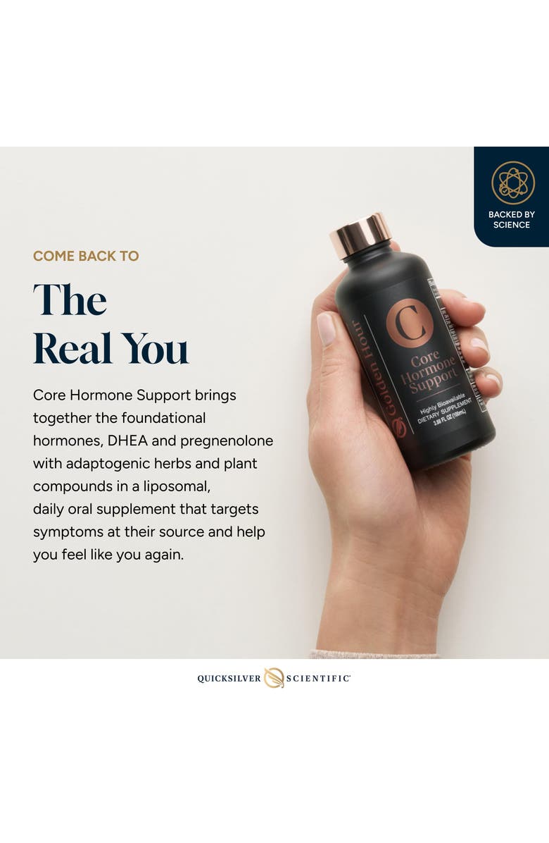 Quicksilver Scientific Core Hormone Support Liposomal Daily Adaptogenic Supplement, Alternate, color, NO COLOR