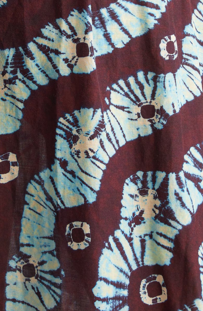 Ulla Johnson Cora Tie Neck Cover-Up Dress, Alternate, color, 